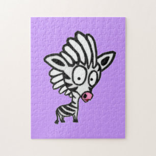 Puzzle Cute Personalizado Zebra