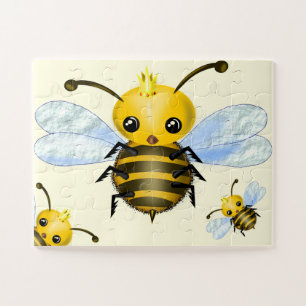 Puzzle Cute Queen Bee