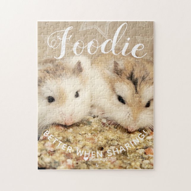 Puzzle Cute Robo Hamsters Foodie (Vertical)