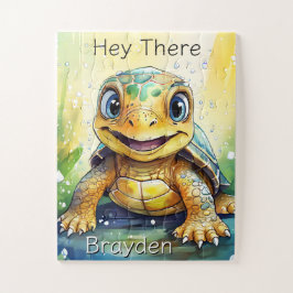 Puzzle Cute Sea Turtle Under the Sea Personalized