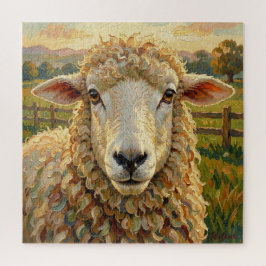 Puzzle Cute Sheep on a Ranch  | Farm Animals