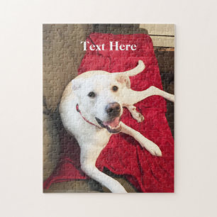 Puzzle Cute sonriente Navidades de perros con cachorros b