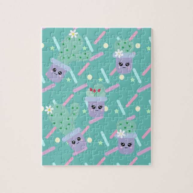 Puzzle Cute Sprinkles y Cactus Divertidos Kilos (Vertical)