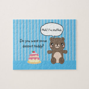 Puzzle Cute Teddy Bear Kids Chiste gracioso