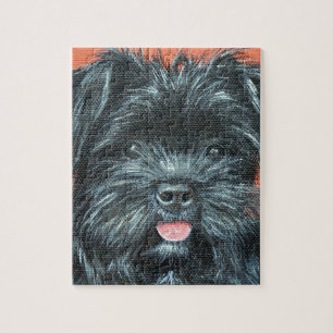 Puzzle Cute Terrier Perro Pintura