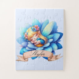 Puzzle Cute Whimsical Floral Sweets Dreams Sleeping Fairy