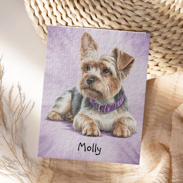 Puzzle Cute Yorkie personalizado (Subido por el creador)