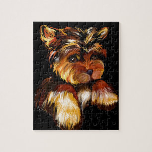 PUZZLE CUTE YORKIE POO
