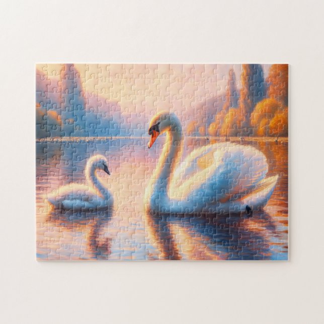Puzzle Cygnet y Swan (Horizontal)