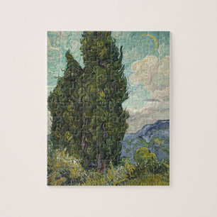 Puzzle Cypreses de Van Gogh Painting Art