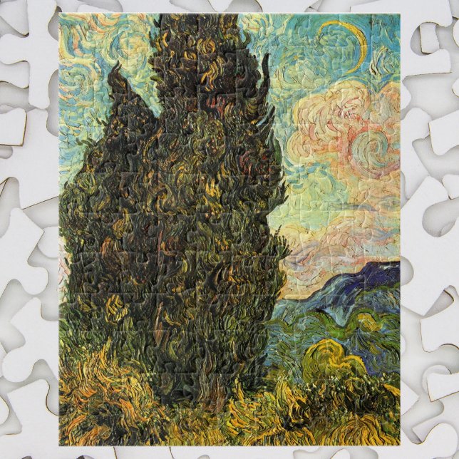 Puzzle Cypreses de Vincent van Gogh (Subido por el creador)