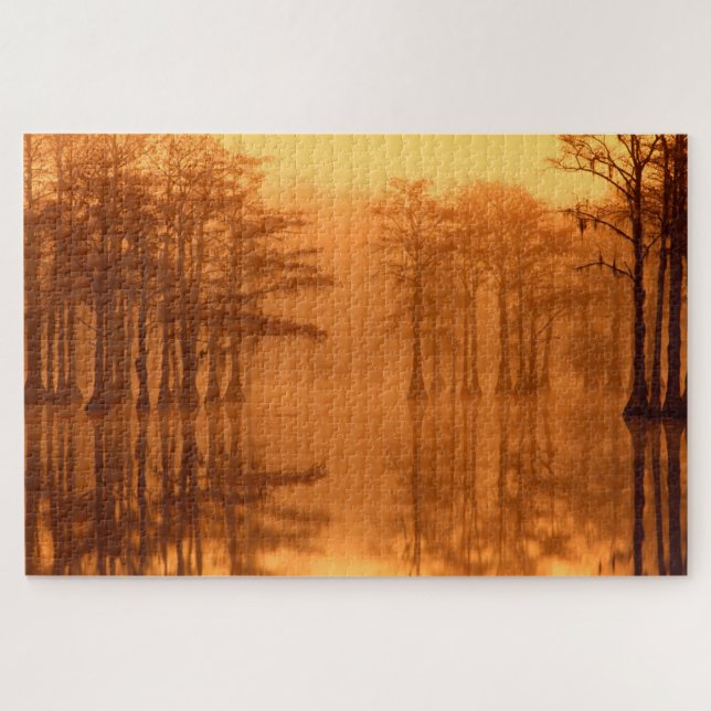 Puzzle Cypress Trees Parque Estatal George Smith (Horizontal)