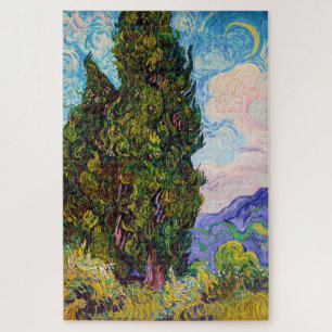 Puzzle Cypresses, Van Gogh
