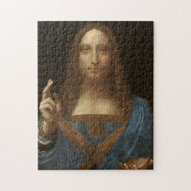 Puzzle Da Vinci, salvador del mundo, salvador Mundi (Vertical)