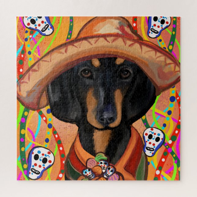PUZZLE DACHSHUND     (Vertical)