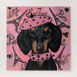 PUZZLE DACHSHUND   