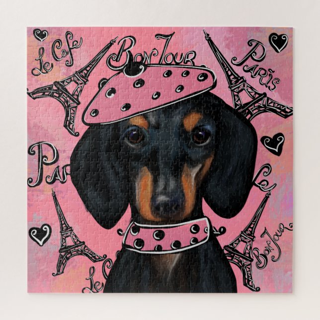 PUZZLE DACHSHUND    (Vertical)