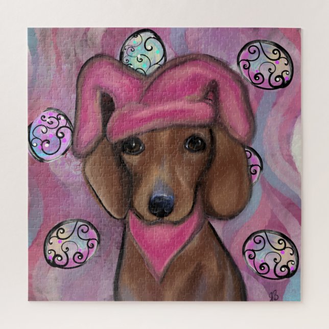 Puzzle Dachshund       (Vertical)