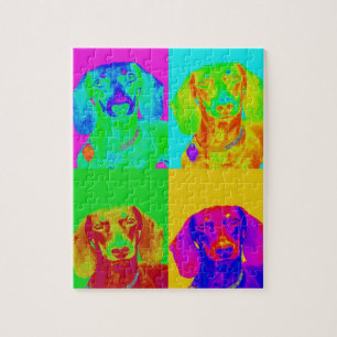 Puzzle Dachshund del arte de Op. Sys.
