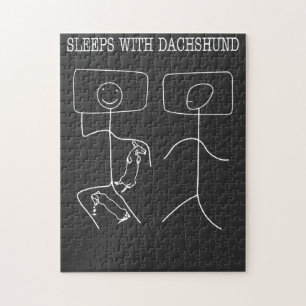 Puzzle Dachshund Duerme Con Dachshunds