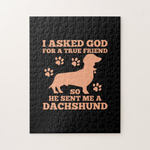 Puzzle Dachshund Es Mi Verdadero Amigo