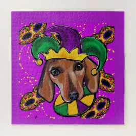 PUZZLE DACHSHUND ROJO      