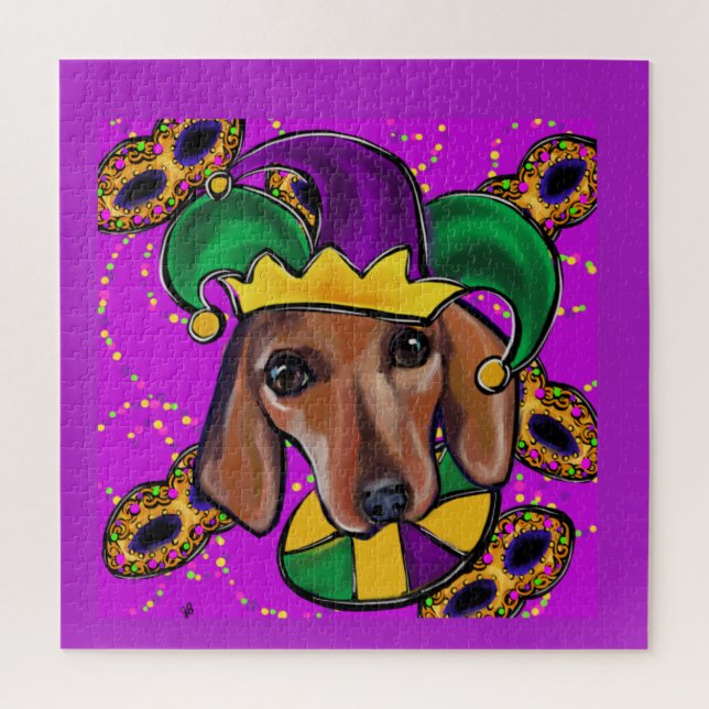 PUZZLE DACHSHUND ROJO       (Vertical)