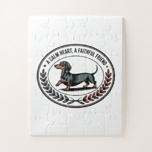 Puzzle Dachshund Un Corazón Tranquilo, Un Amigo Fiel