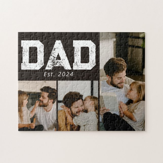 Puzzle Dad Established Black Fun 3 Photo (Horizontal)