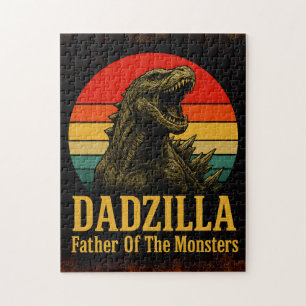 Puzzle Dadzilla Padre De Los Monstruos Día Del Padre