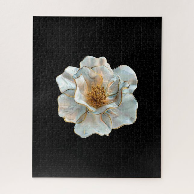 Puzzle Daffodil de vidrio (Vertical)