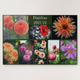 Puzzle Dahlia Flores Ocho Collages de fotos 1014pc