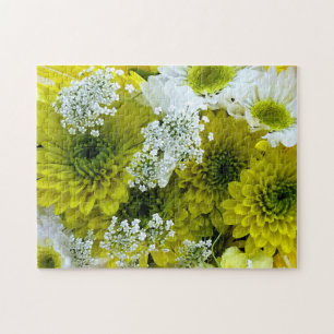 Puzzle Daisies, Mamáes y el Bouquet de encaje de la Reina