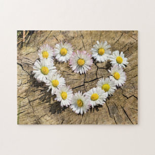 Puzzle Daisy Heart - Amor
