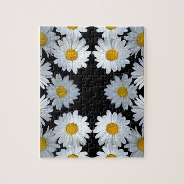 Puzzle Daisy negro de los años 90 (Vertical)