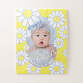 Puzzle Daisy Simple Yellow Photo Baby