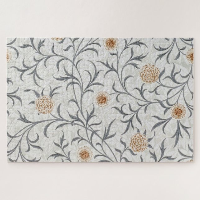 Puzzle Daisy, William Morris (Horizontal)