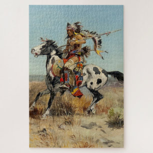 Puzzle "Dakota Chief" por Charles M Russell