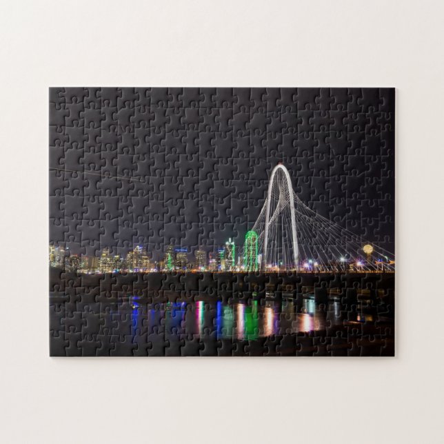 Puzzle Dallas Skyline Hunt (Horizontal)