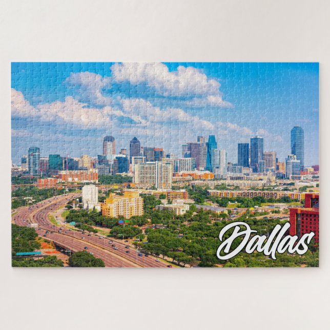 Puzzle Dallas, Texas (Estados Unidos) (Horizontal)