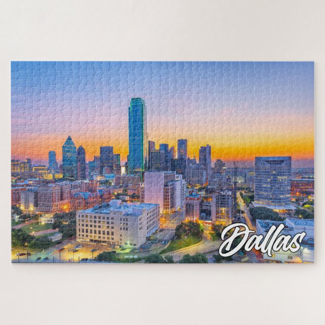Puzzle Dallas, Texas (Estados Unidos) (Horizontal)