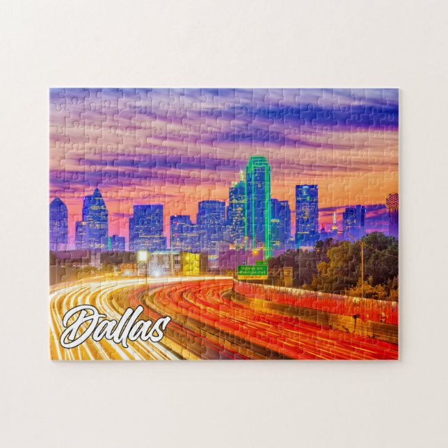 Puzzle Dallas, Texas (Estados Unidos) (Horizontal)