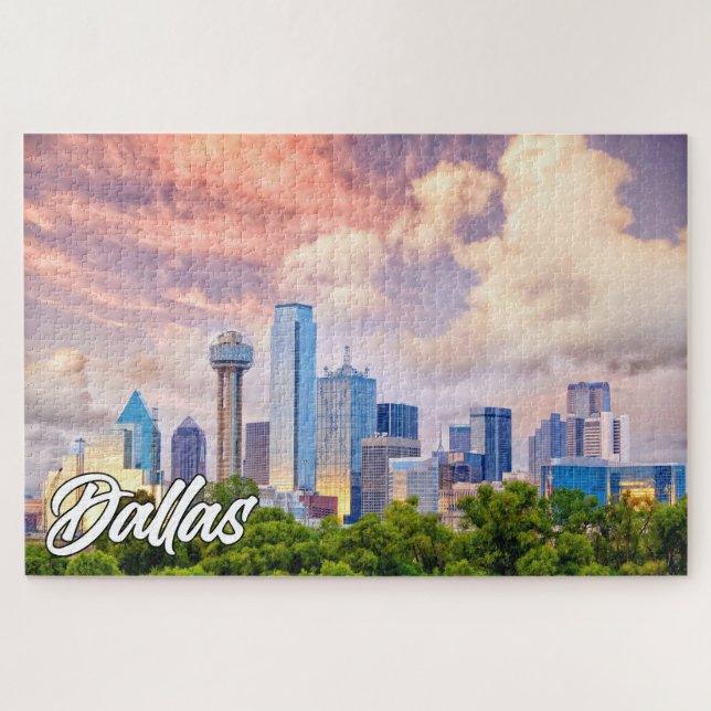 Puzzle Dallas, Texas (Estados Unidos) (Horizontal)