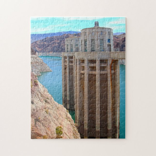 Puzzle Dam Nevada. (Vertical)