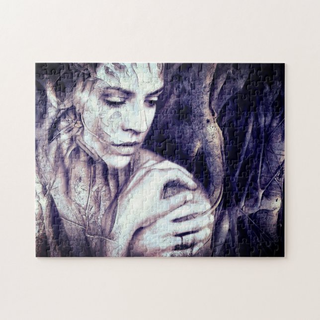 Puzzle Dama de árbol - Bosque de fantasía - Arte (Horizontal)