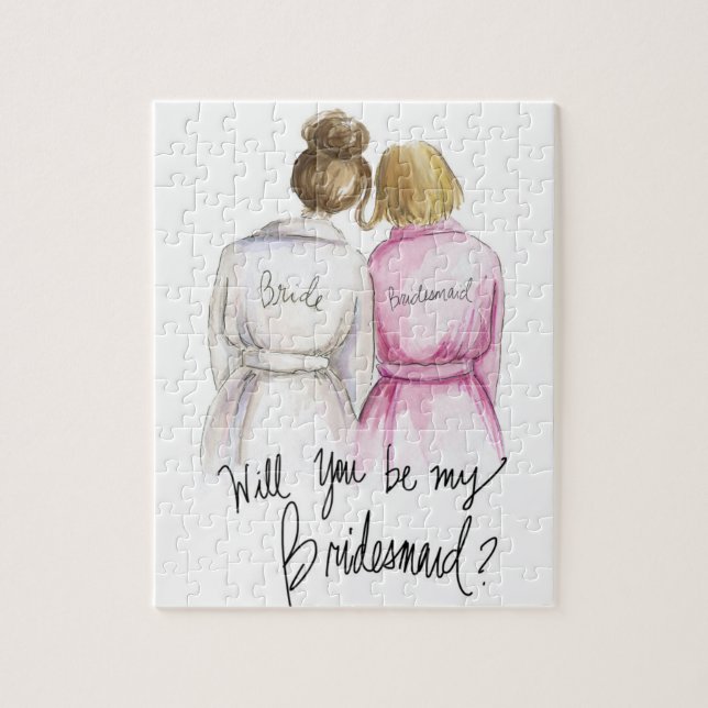 Puzzle ¿Dama de honor? Bm del Bl Bob de la novia del (Vertical)