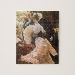 Puzzle Dama política por James Tissot, victoriano vintage