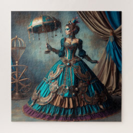 Puzzle Dama victoriana virgen de Circus Performer Steampu