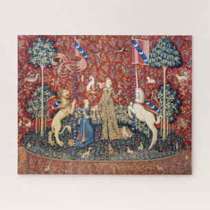 Puzzle Dama y unicornio, sabor