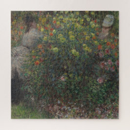 Puzzle Damas de flores Monet 1875